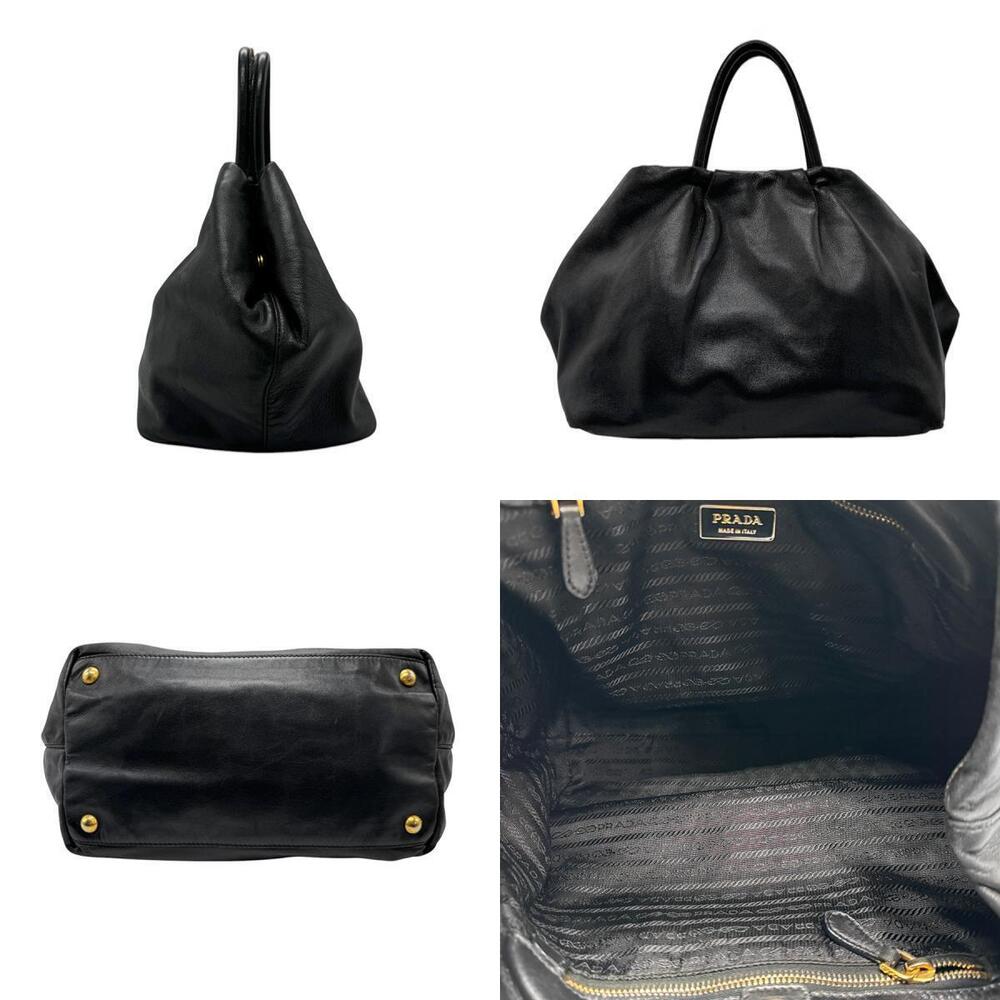 Prada bag Bow Nappa signature Black Fiocco leather